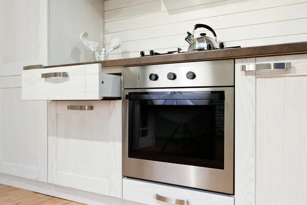 Kitchen in white collor — Stock Photo, Image