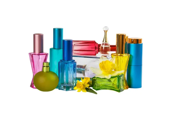 Butelki perfum — Zdjęcie stockowe
