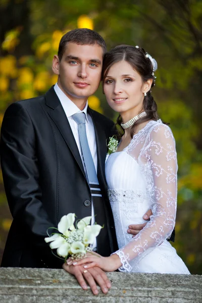 幸せな花嫁と花婿 — ストック写真