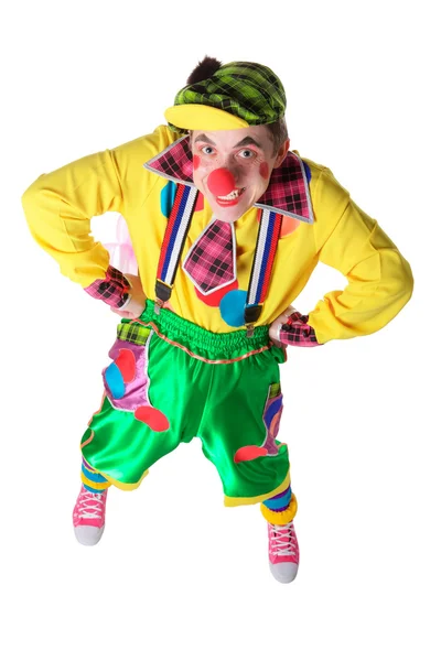 Смішний клоун — стокове фото