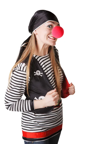 Lekfull clown — Stockfoto