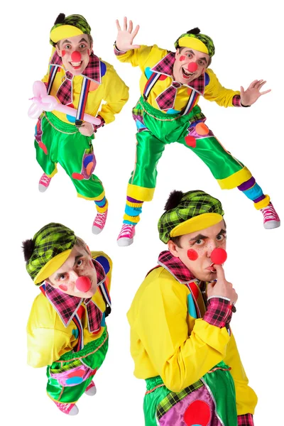 Śmieszny klaun — Zdjęcie stockowe