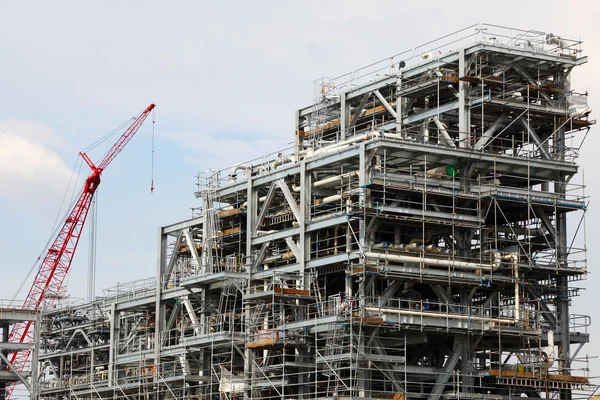 The construction of drilling platform — Stock Photo, Image