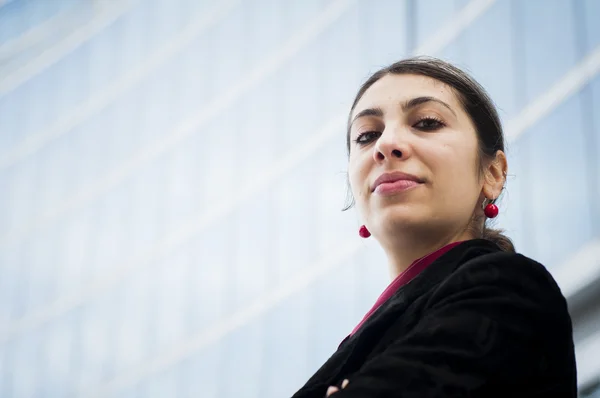 Menina de negócios — Fotografia de Stock