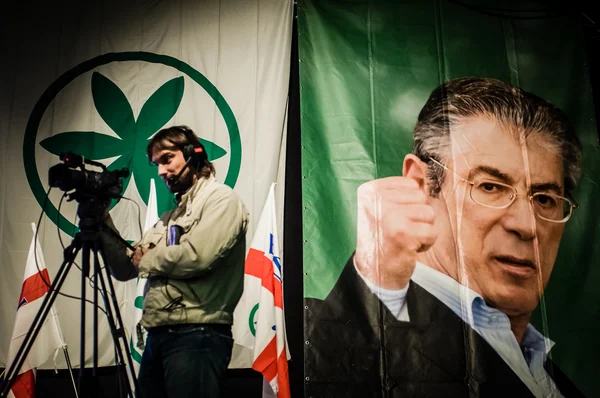 Lega Nord meeting — Stock Photo, Image