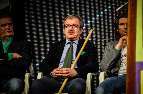 Roberto Maroni at Lega Nord meeting — Stock Photo, Image