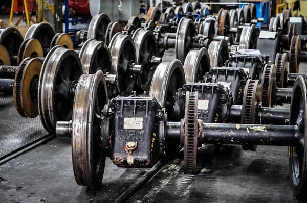 Garage kollektivtrafik — Stockfoto