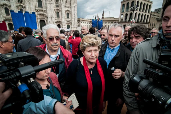 Susanna Camusso at celebration of liberation — Stock Photo, Image