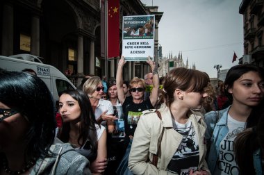 hayvan hakları savunucuları protest