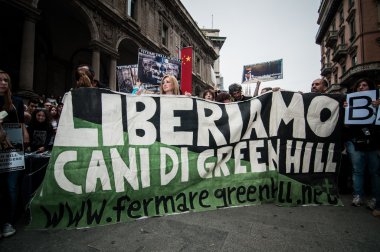 hayvan hakları savunucuları protest