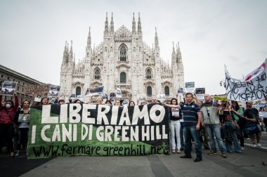 hayvan hakları savunucuları protest