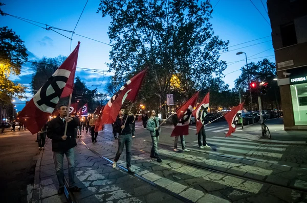 Manifestación de Casa Pound —  Fotos de Stock