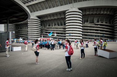 Papa benedict XVI milan 2012 yılında ziyaret.
