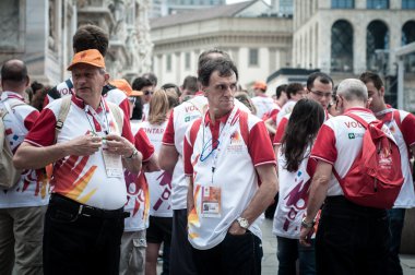 Papa benedict XVI milan 2012 yılında ziyaret.