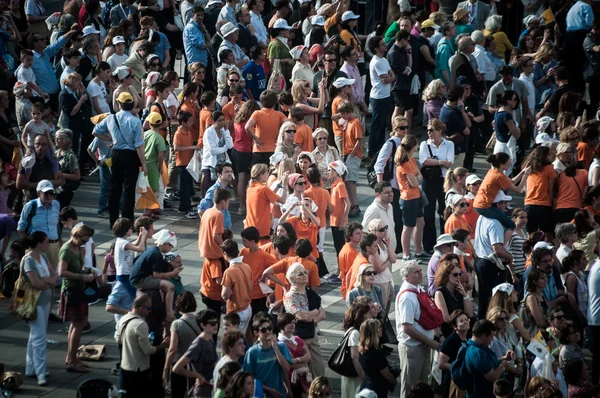 Le pape Benoît XVI visite Milan en 2012 — Photo