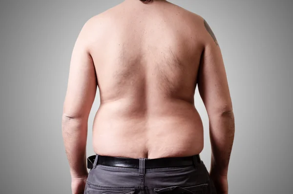 Belly fat man — Stock Photo, Image