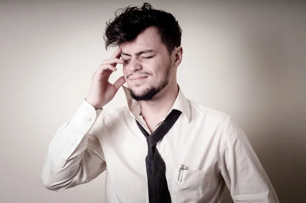 Stressed businessman — Stock Photo, Image