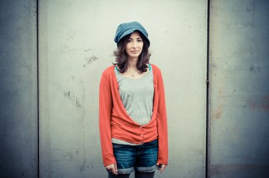 müzik güzel şık kadın