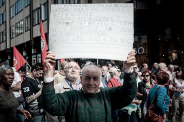 Milano kurtuluş kutlamaları 25 Nisan 2013