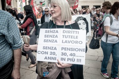 Milano kurtuluş kutlamaları 25 Nisan 2013