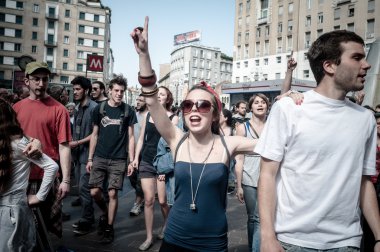 Milano kurtuluş kutlamaları 25 Nisan 2013