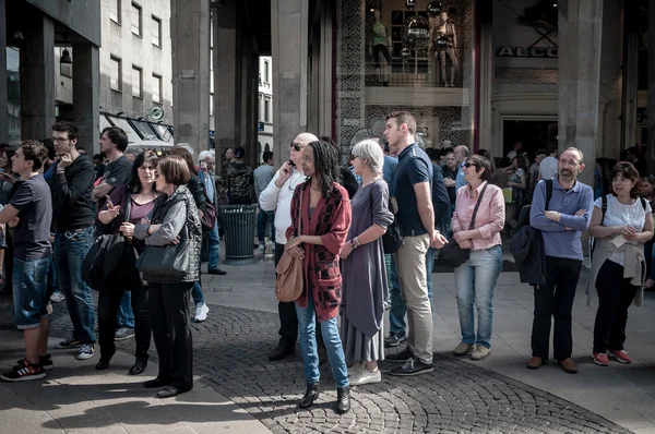 Milano kurtuluş kutlamaları 25 Nisan 2013 — Stok fotoğraf