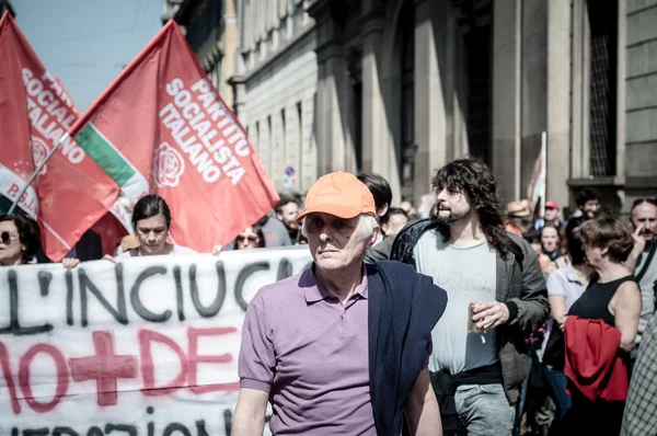 25. duben 2013 oslava osvobození v Miláně — Stock fotografie