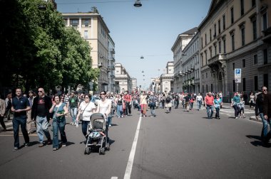 Milano kurtuluş kutlamaları 25 Nisan 2013