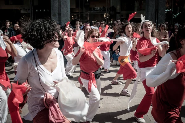 25 avril 2013 célébration de la libération à Milan — Photo