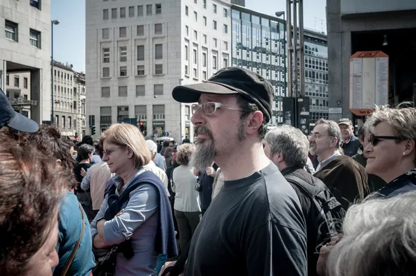 25 Aprile 2013 Celebrazione della liberazione a Milano — Foto Stock