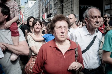 Milano kurtuluş kutlamaları 25 Nisan 2013