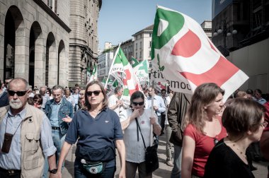 Milano kurtuluş kutlamaları 25 Nisan 2013