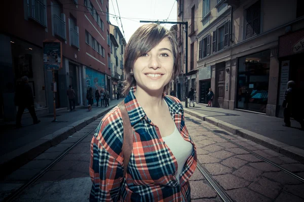 Hipster girl — Stock Photo, Image