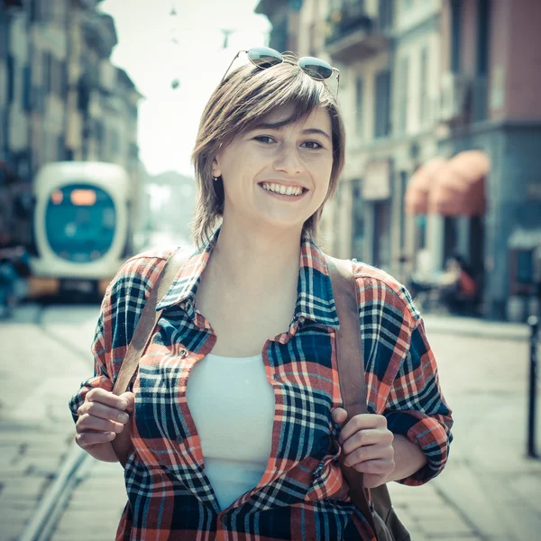 Hipster girl — Stock Photo, Image