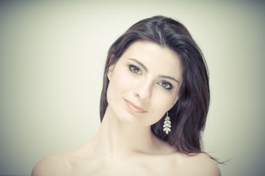 Genç bayan, yakın plan portre