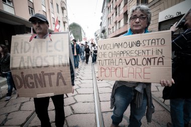 İşçi Bayramı kutlama milan 1 Mayıs 2013