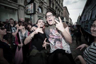 İşçi Bayramı kutlama milan 1 Mayıs 2013