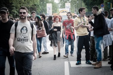 İşçi Bayramı kutlama milan 1 Mayıs 2013