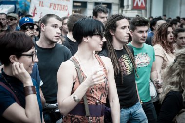 İşçi Bayramı kutlama milan 1 Mayıs 2013