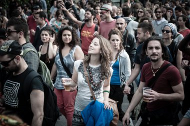 İşçi Bayramı kutlama milan 1 Mayıs 2013