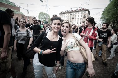 İşçi Bayramı kutlama milan 1 Mayıs 2013