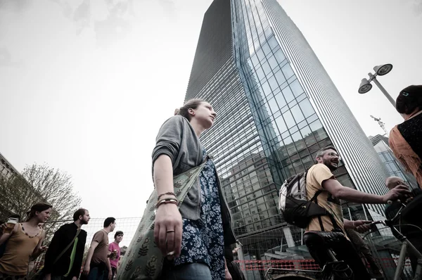 Labor day celebration in Milan May 1, 2013 — Stock Photo, Image