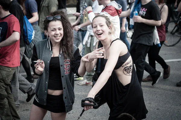 Labor day celebration in Milan May 1, 2013 — Stock Photo, Image