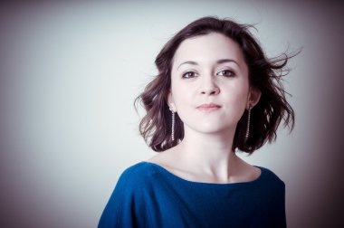 genç kadın Vintage portresi