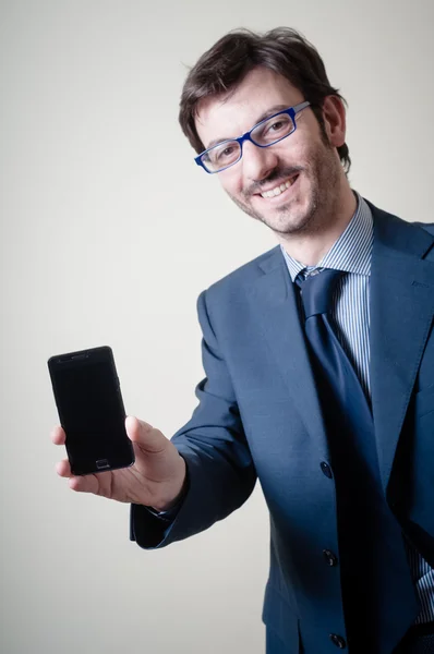 Homme d'affaires au téléphone — Photo