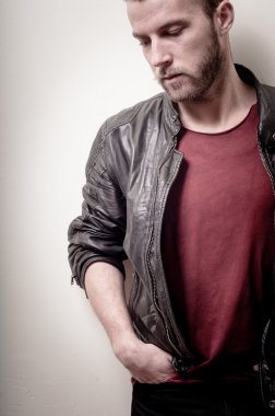 şık hipster adam portresi