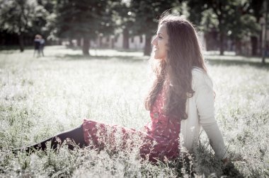 Doğu hipster vintage kadın