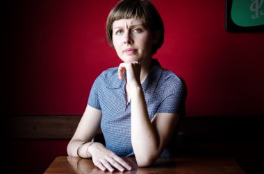 genç güzel hipster kadın