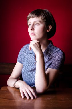 genç güzel hipster kadın