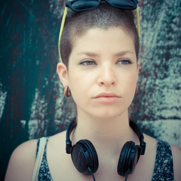 Beautiful stylish modern young woman — Stock Photo, Image